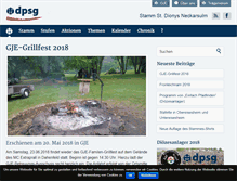 Tablet Screenshot of dpsg-neckarsulm.de